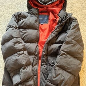 American Eagle Outfitters Men's Dark Brown Puffer Jacket